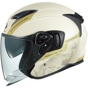EXCEED2 DUNEシリーズ カラー:フラットアイボリー サイズ:M(頭周のめやす:57-58cm) バイク用ヘルメット フルフェイスタイプ