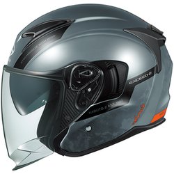 EXCEED2 DUNEシリーズ カラー：グレーネイビー サイズ：XL（頭周のめやす：61-62cm） バイク用ヘルメット フルフェイスタイプ
