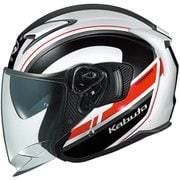 EXCEED2 RIDGEシリーズ カラー:ホワイトブラック サイズ:L(頭周のめやす:59-60cm) バイク用ヘルメット フルフェイスタイプ