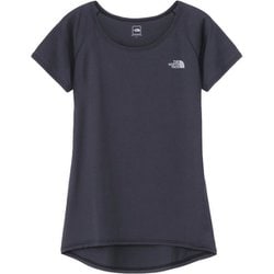 ショートスリーブドライクルー S/S DRY Crew NUW62402 ブラック K Lサイズ [アウトドア カットソー レディース]