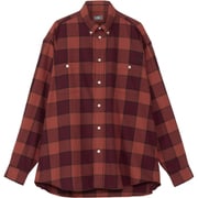 ロングスリーブフロストフォージフランネルシャツ L/S Frostforge Flannel Shirt NR62431 ビートルート×オレンジ BO XLサイズ [アウトドア シャツ ユニセックス]