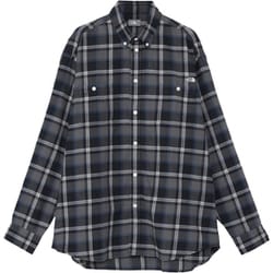 ロングスリーブフロストフォージフランネルシャツ L/S Frostforge Flannel Shirt NR62431 ブラック×グレー KG Lサイズ [アウトドア シャツ ユニセックス]