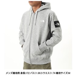 THE NORTH FACE　ノースフェイス フルジップパーカー　グレー　M THE NORTH FACE ザ ノースフェイス パーカー SQUARE LOGO