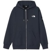スクエアロゴフルジップ Square Logo Full Zip NT62349 アーバンネイビー2 U2 Mサイズ [アウトドア パーカー ユニセックス]