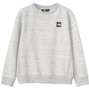 キッズ スモールボックスロゴクルー Small Box Logo Crew NTJ62431 ミックスグレー Z 140サイズ [アウトドア トップス 長袖 キッズ]