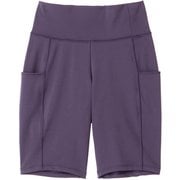 エニーモーションショートレギンス ANYMO SHORT LEGGNGS DC224350 アメジストパープル AE Lサイズ [フィットネス ヨガ レギンス レディース]