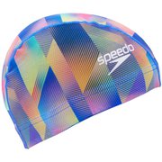 アンギュラーフェイズメッシュキャップ ANGULAR FADES Mesh Cap SE12451 ブルー×レモン(BL) Lサイズ [スイミング キャップ]