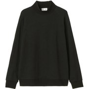 ソプラナー/ ライトウォームスウェットモックネック KSU24310 ブラック K Mサイズ [アウトドア カットソー ユニセックス]