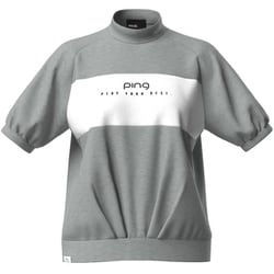 622-4267800-021-L [半袖ハイネックシャツ レディース Lサイズ グレー]