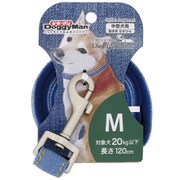 Doggy's Tailor ドッグリード M デニムスタイル ブルー