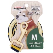 Doggy's Tailor ドッグリード M ニットスタイル イエロー/ネイビー