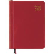 限定 2025年1月始まり Appoint(アポイント) 見開き2週間 鉛筆付き 手帳(ミニ)サイズ レッド E1014