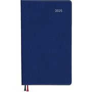限定 2025年1月始まり Appoint（アポイント） 大きな文字シリーズ 1週間＋横罫 手帳サイズ ネイビー E8322