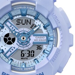 カシオ CASIO Baby-G ベビージー BA-110YK-2AJF Amazon.com: Casio Baby-G Fresh Colours Blue Resin Analog