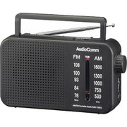 AudioComm AM/FMポータブルラジオ 簡単操作 RAD-T205S