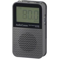 AudioComm 液晶表示ポケットラジオ RAD-P140N