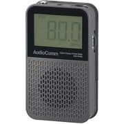 AudioComm 液晶表示ポケットラジオ RAD-P140N