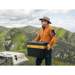 ポータブル保冷温庫25L ポータブル低温冷凍冷蔵庫 25L-40～+10℃ (ホットショップ) 手原