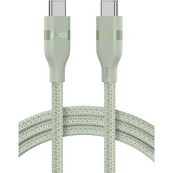 Anker USB-C ＆ USB-C ケーブル 1.8m 240W 高耐久ナイロン グリーン A82E2062
