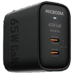 USB急速充電器 SmartCube Nano 65 USB PD（パワーデリバリー）/QC（クイックチャージ）対応 65W USB-C×2 PPS対応 GaN PRO III技術搭載 黒 56895