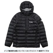 アークティッククレストダウンフーデッドジャケット Arctic Crest Down Hooded Jacket WE8937 010 Black Mサイズ [アウトドア ダウンウェア メンズ]