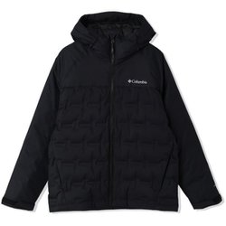 グランドトレックIIIダウンフーデッドジャケット Grand Trek III Down Hooded Jacket WE7857 010 Black Lサイズ [アウトドア ダウンウェア メンズ]