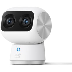 Eufy Security Indoor Cam S350 見守りカメラ ホワイト 屋内カメラ/ネットワークカメラ/ベビーモニター/ペット見守り/防犯カメラ/4K UHD画質/デュアルレンズ/8倍ズーム/360°の視野 /AI動作検知/2.4GHz 5GHz Wi-Fi対応 T8416521
