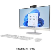 デスクトップパソコン/HP 24-cr1000 AiO G1モデル/23.8型/Core Ultra 5プロセッサー/メモリ 16GB/SSD 1TB/シェルホワイト A2MM2PA-AAAA