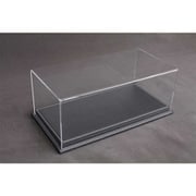 ATL10212 1/8 Mulhouse Raised レザー風ベース＆アクリルケース UVプロテクト ダークグレー [模型用ディスプレイ用品]