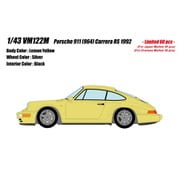VM122M 1/43 ポルシェ 911 964 カレラ RS 1992 レモンイエロー [レジンキャストミニカー]