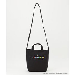 B0073-01 10 [BARBAPAPA×LA BAGAGERIE バーバパパコラボ 2WAYバッグ S ブラック]