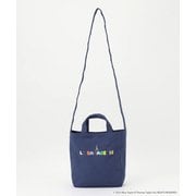 B0073-01 66 [BARBAPAPA×LA BAGAGERIE バーバパパコラボ 2WAYバッグ S ネイビー]