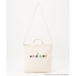 B0073-02 32 [BARBAPAPA×LA BAGAGERIE バーバパパコラボ 2WAYバッグ M ナチュラル]