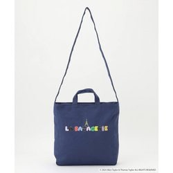 B0073-02 66 [BARBAPAPA×LA BAGAGERIE バーバパパコラボ 2WAYバッグ M ネイビー]