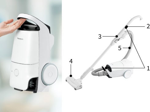 ヨドバシ.com - パナソニック Panasonic キャニスター掃除機 紙パック式 Jコンセプト 2.0kg ホワイト 日本製 MC-JP870K-W  通販【全品無料配達】