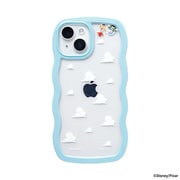 661-975757 [iPhone 15/14用 ディズニー＆ピクサー キャラクター うねうねケース ブルー・ウッディ＆バズ]