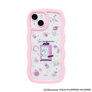661-975824 [iPhone 15/14/13用 アイムドラえもん うねうねケース ピンク・どこでもドア]