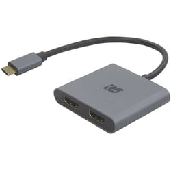USB Type-C to デュアルHDMIディスプレイアダプター PD対応 RS-UCHD2-PD