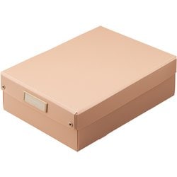 Roomy 折りたたみボックス 浅型 ピンク A4 A795-12