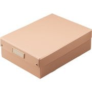 Roomy 折りたたみボックス 浅型 ピンク A4 A795-12