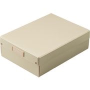 Roomy 折りたたみボックス 浅型 ベージュ A4 A795-16