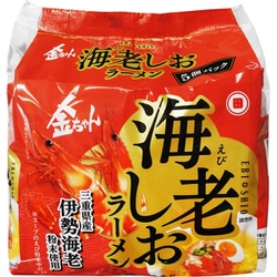 金ちゃん 海老しおラーメン 5個パック 470g