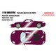 EML070G 1/18 ポルシェ カレラ GT 2004 アメジストメタリック [レジンキャストミニカー]