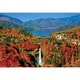 300-106 日本風景 煌めく紅葉と華厳の滝 （栃木） [ジグソーパズル 300ピース]