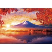 300-107 日本風景 秋霧立つ富士と湖畔 （山梨） [ジグソーパズル 300ピース]