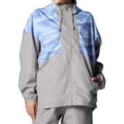 UAメッシュ ウーブン フルジップ フーディー 1388194 015 Tetra Gray LGサイズ [ランニングウェア ジャケット レディース]