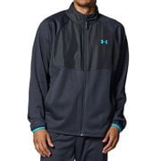 UAアーマーフリース マックス フルジップ ジャケット 1388226 001 BLK MDサイズ [ランニングウェア ジャケット メンズ]