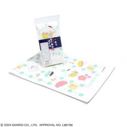 手ぬぐいタオル 34cm×90cm サンリオキャラクターズ シナモロール 和菓子 グリーン 28-2002120