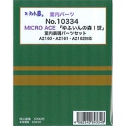 10334 室内表現パーツ ゆふいんの森1世 室内表現パーツセットM車用 [鉄道模型用パーツ]