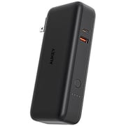 モバイルバッテリー搭載 USB充電器 10000mAh PD対応 USB-A×1/USB-C×1 ブラック PA-PD30-BK